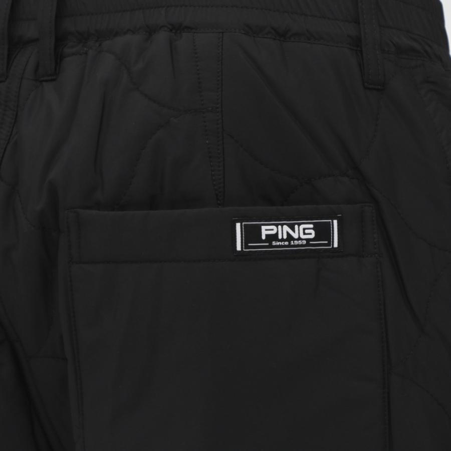 PING ピン ゴルフウェア ウインドパンツ 秋 冬 キルティング中綿