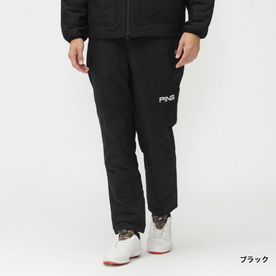 PING ピン ゴルフウェア ウインドパンツ 秋 冬 キルティング中綿 PING ピン ゴルフウェア ウインドパンツ 秋 冬 キルティング中綿