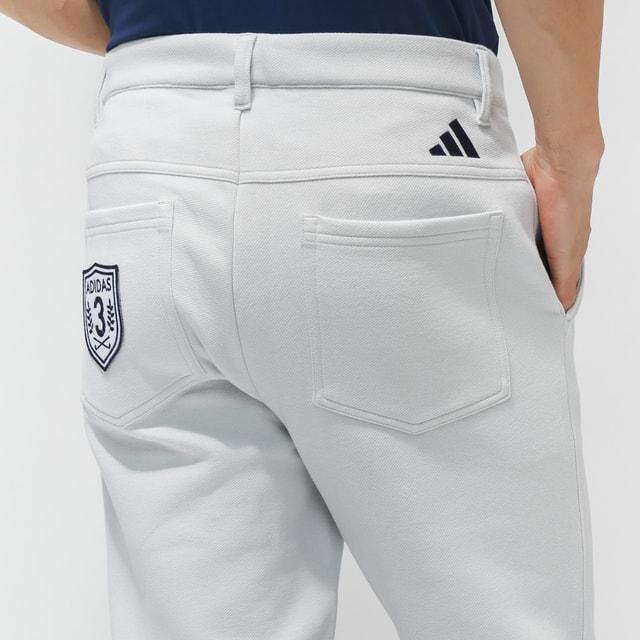 【96】春夏 定価13,970円 アディダス ゴルフ アンクル パンツ 白 adidas（アディダス） ゴルフウェア スラックス 春 夏 バック