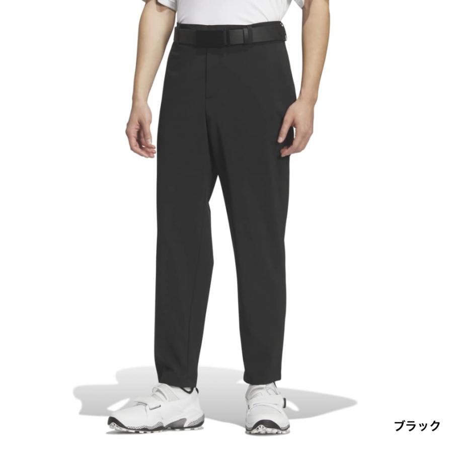 【96】春夏 定価12,100円 スリクソンゴルフ シアサッカーアンクルパンツ青 adidas（アディダス） ゴルフウェア スラックス 春 夏 EX-STRETCH