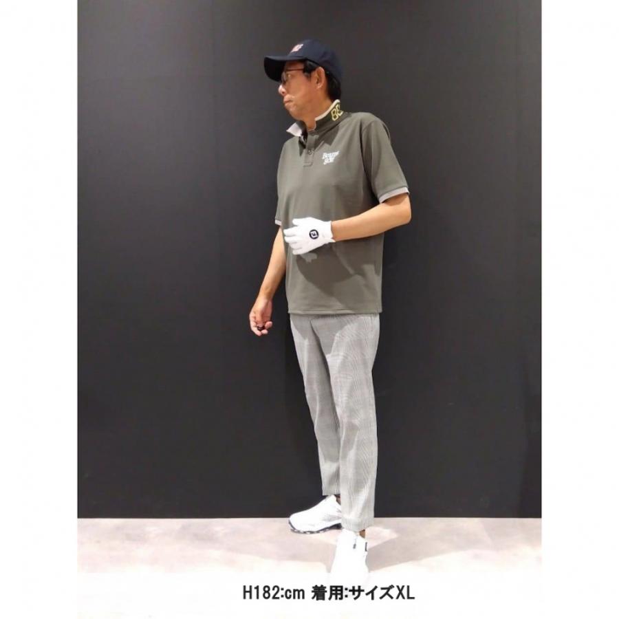 未使用 4.8万 PGG ロングパンツ4 M グレー 秋冬 メンズ モザイク TIGORA（ティゴラ） ゴルフウェア ロングパンツ 秋 冬 選べる丈調節
