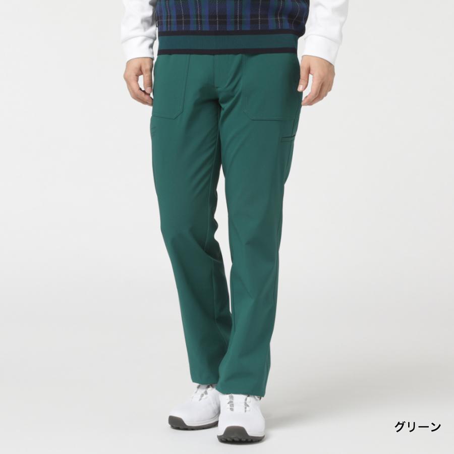 【希少】ソフトテニス　VersiCool ダークグリーン ロングパンツ　非売品 TIGORA（ティゴラ） ゴルフウェア ロングパンツ 秋 冬 多ポケット