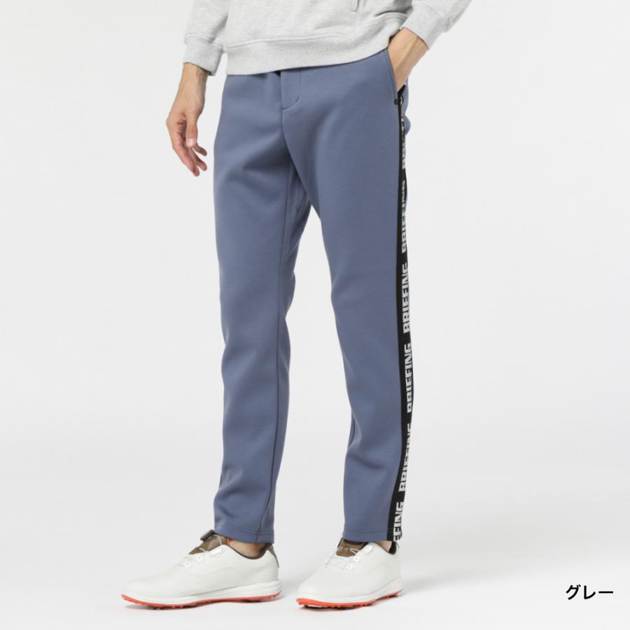BRIEFING MENS サイドロゴ パンツグレーMサイズ伸縮性あり