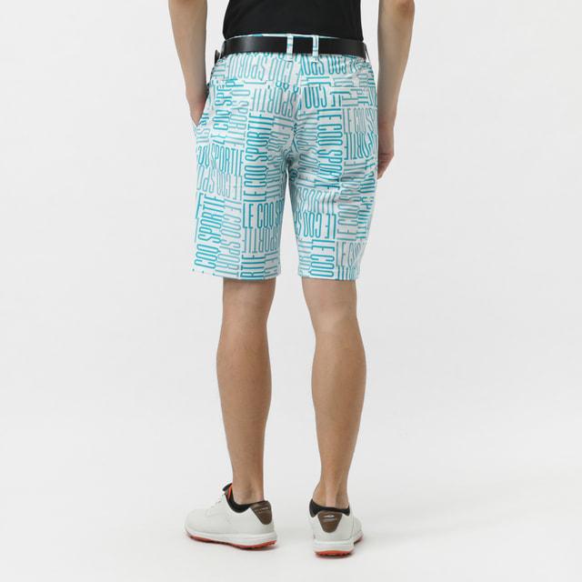 【極美品】1PIU1UGUALE3 GOLF ハーフパンツ　総柄　XL le coq sportif GOLF（ルコックスポルティフ ゴルフ） ルコック