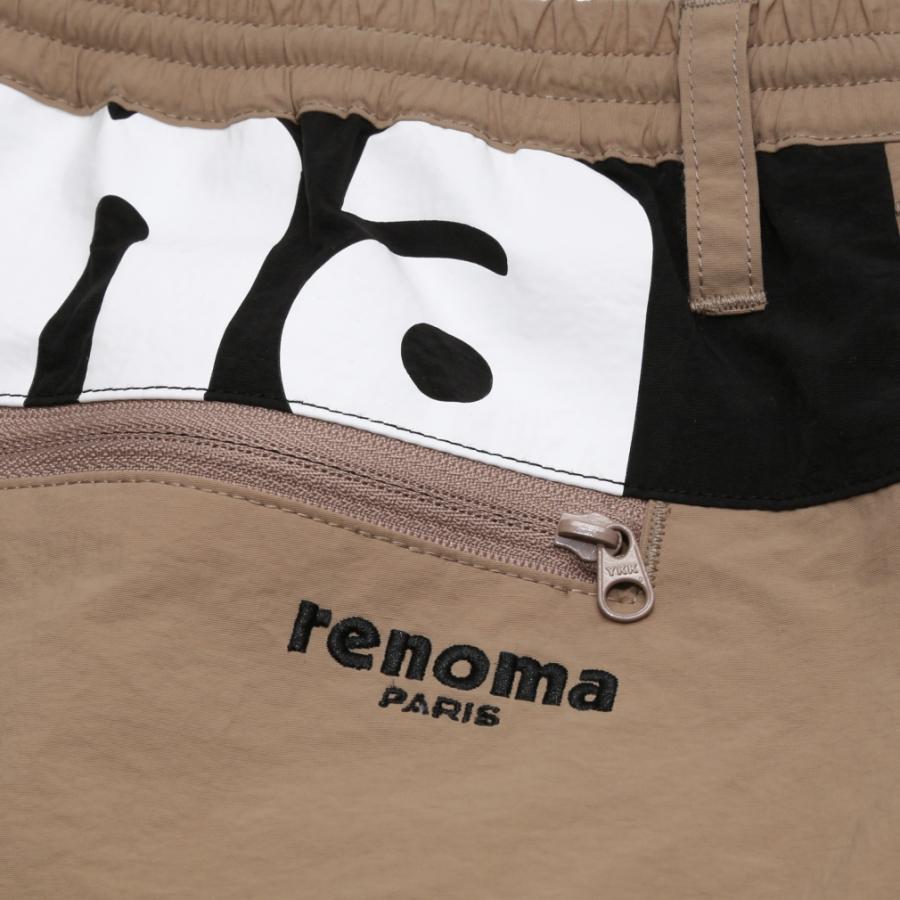 レノマゴルフ バックスウィッチングナイロンパンツ サイズS ベージュ 春夏 新品 BACK SWITCHING NYLON PANTS – renoma golf