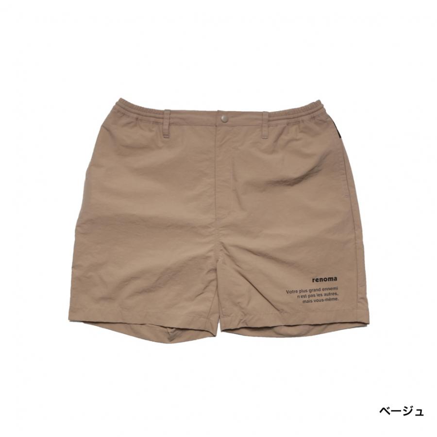 レノマゴルフ バックスウィッチングナイロンパンツ サイズS ベージュ 春夏 新品 レノマ ゴルフウェア ショートパンツ 春 夏 BACK SWITCHING NYLON