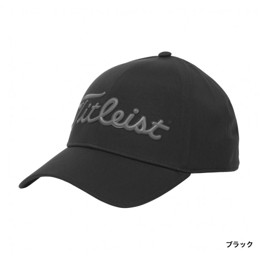 Titleist レインウェア キャップ付きホワイト/ブラックXL Titleist タイトリスト ゴルフウェア レインキャップ 春 夏