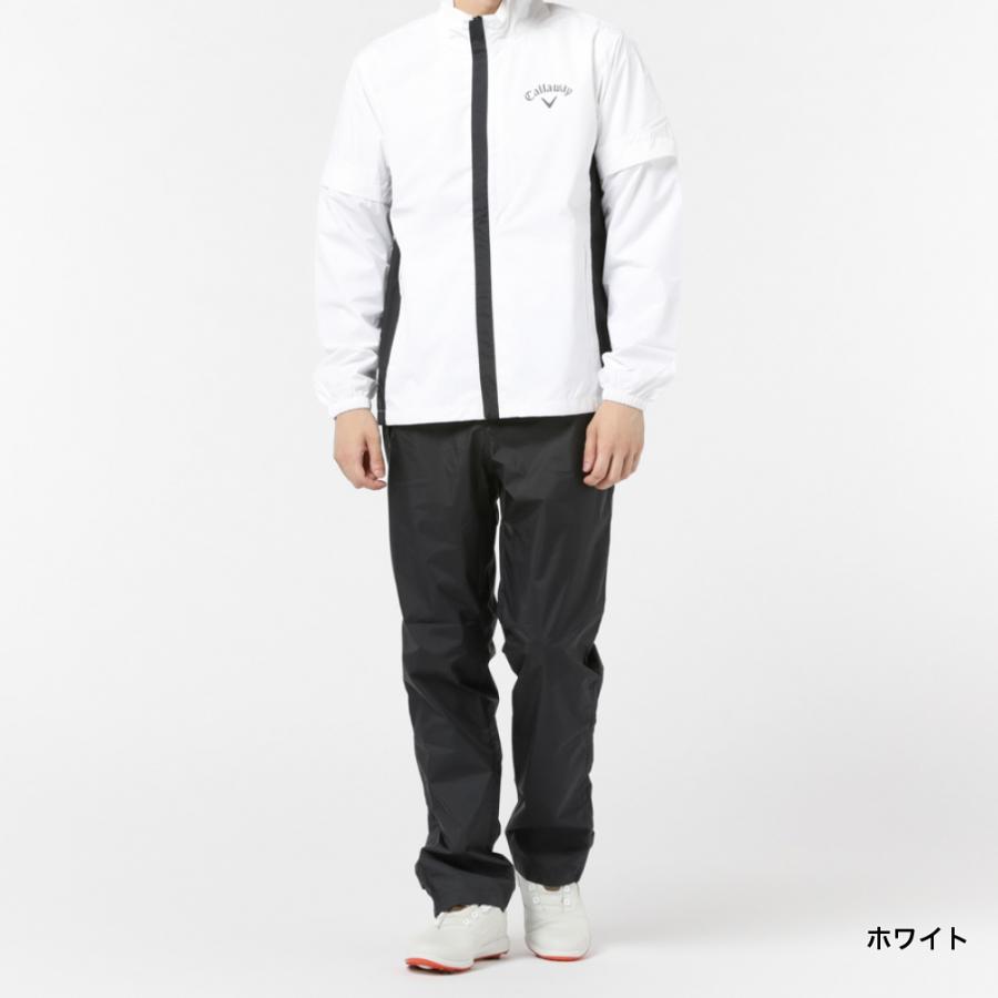 Callaway キャロウェイ レインウェア ホワイト　LL 上下 セットアップ Callaway（キャロウェイ） キャロウェイ（CALLAWAY）（メンズ）ゴルフ