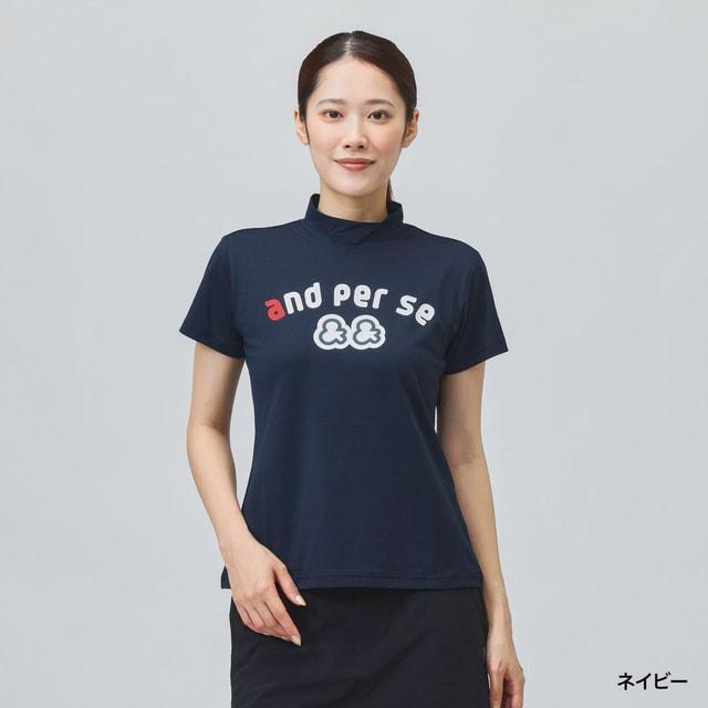 and per se（アンパスィ） レディース ゴルフウェア 半袖シャツ 秋 冬