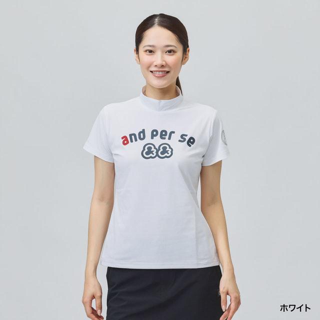 and per se（アンパスィ） レディース ゴルフウェア 半袖シャツ 秋 冬