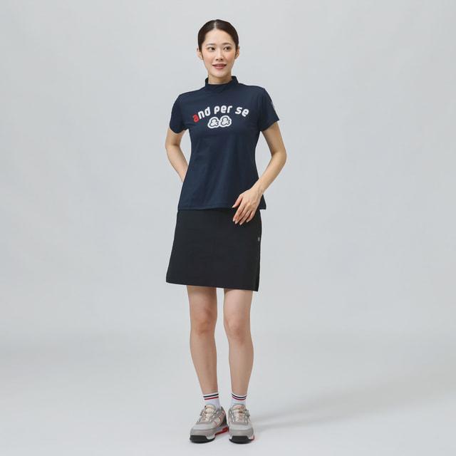 and per se（アンパスィ） レディース ゴルフウェア 半袖シャツ 秋 冬