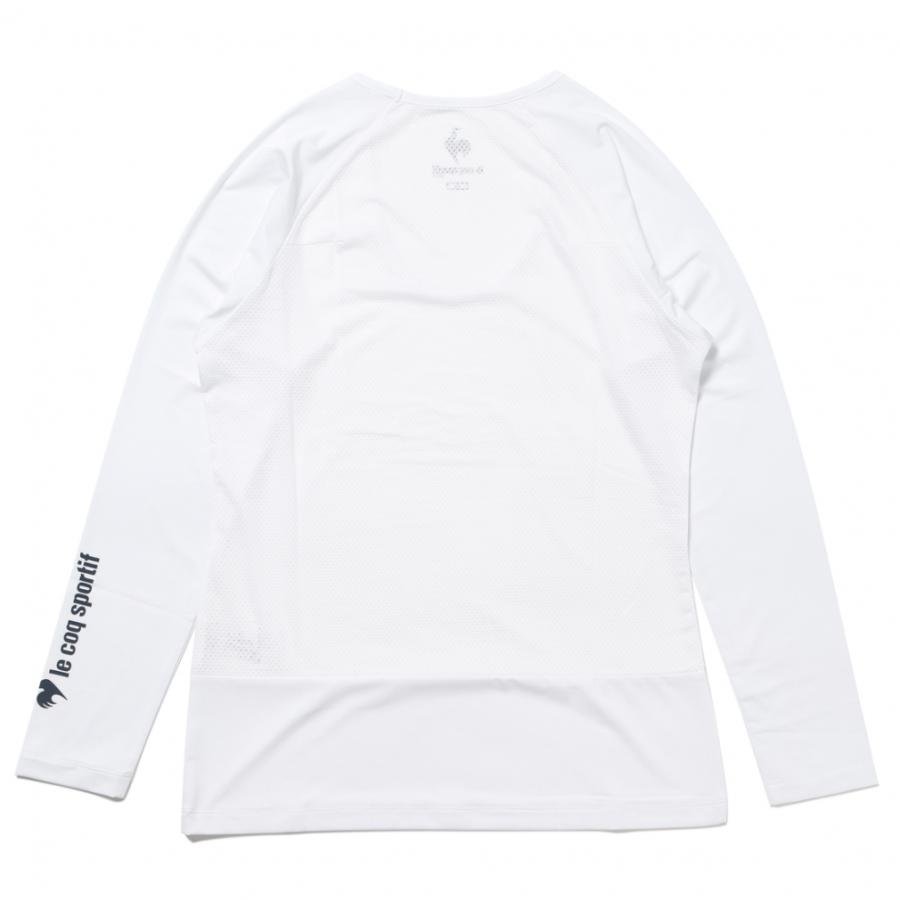 【新品】サウスケープ　レディースゴルフ長袖●袖メッシュ　インナー白 le coq sportif GOLF（ルコックスポルティフ ゴルフ） ルコック