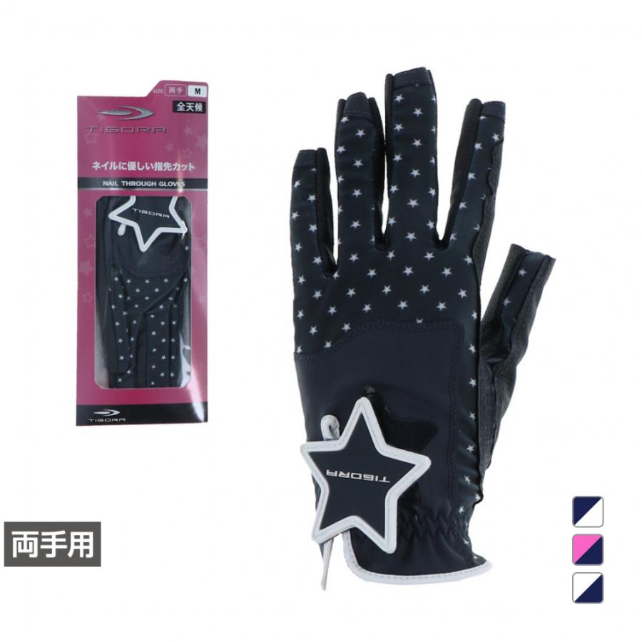 TIGORA（ティゴラ） レディース ゴルフウェア 両手 ゴルフグローブ L
