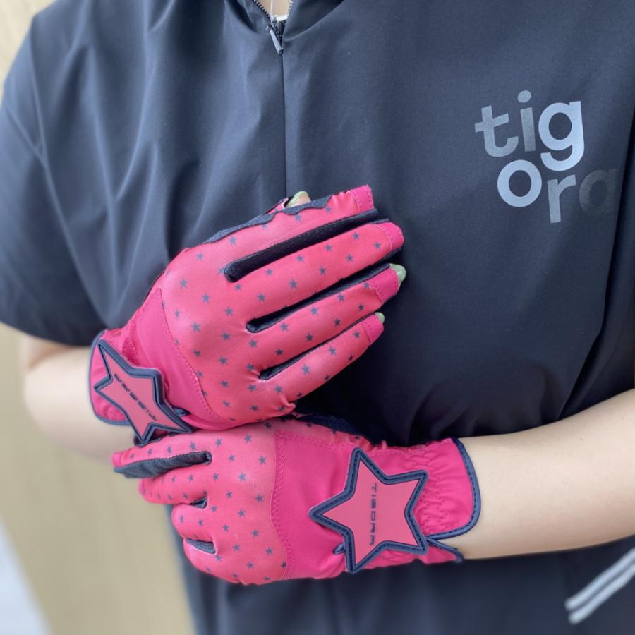 TIGORA（ティゴラ） レディース ゴルフウェア 両手 ゴルフグローブ L