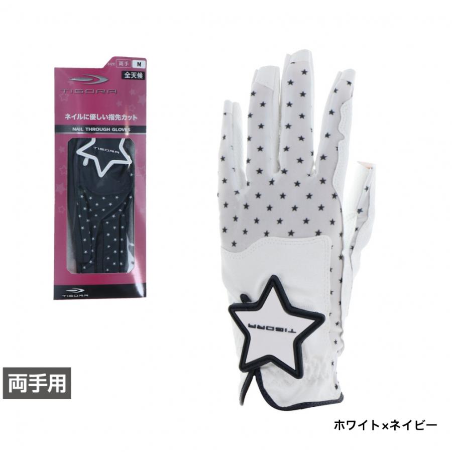 TIGORA（ティゴラ） レディース ゴルフウェア 両手 ゴルフグローブ L