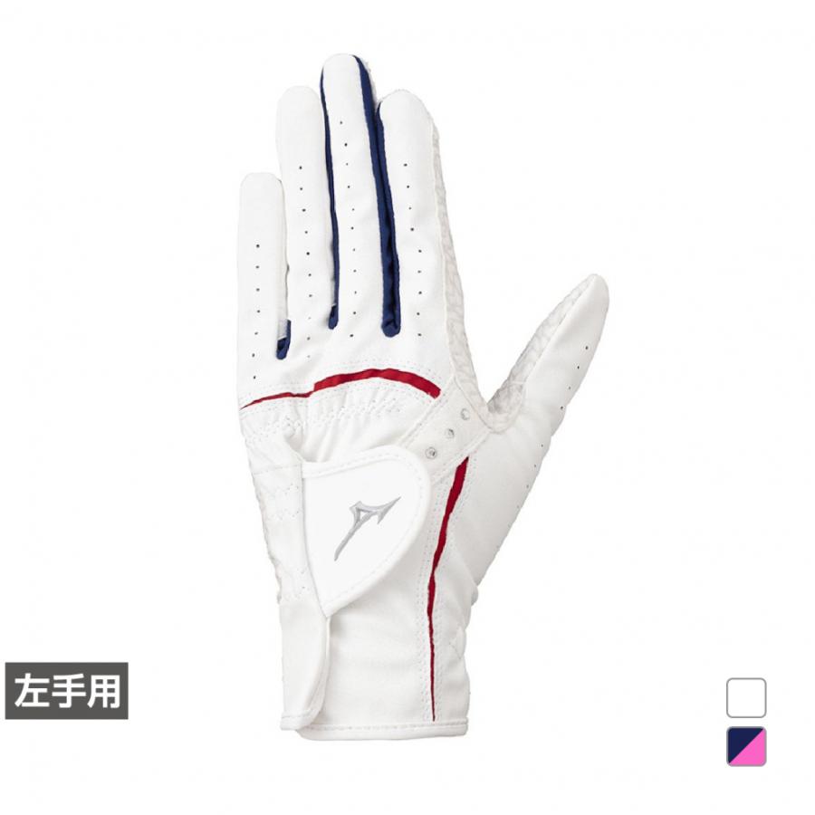 ミズノ W-GRIP ゴルフグローブ レディース 両手 18cm バラ売りあり MIZUNO（ミズノ） レディース ゴルフウェア ゴルフグローブ W-GRIP