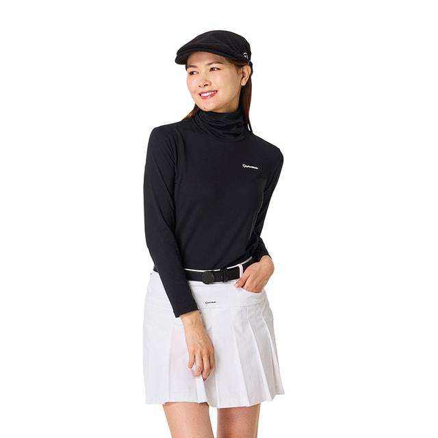 テーラーメイド　ゴルフ　セットアップ　モックネック　キュロット　上Ｌ下Ｍ　極美品 TaylorMade（テーラーメイド） レディース ゴルフウェア 長袖シャツ 秋