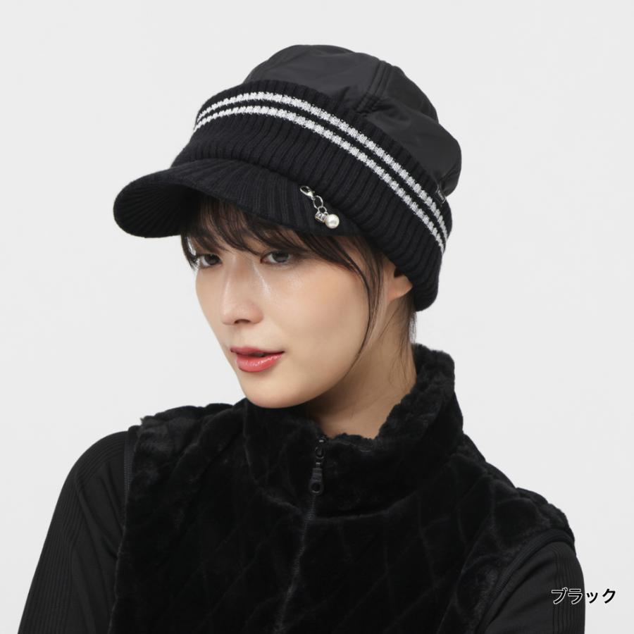 Kolwin（コルウィン） レディース ゴルフウェア キャップ 秋 冬 ニット