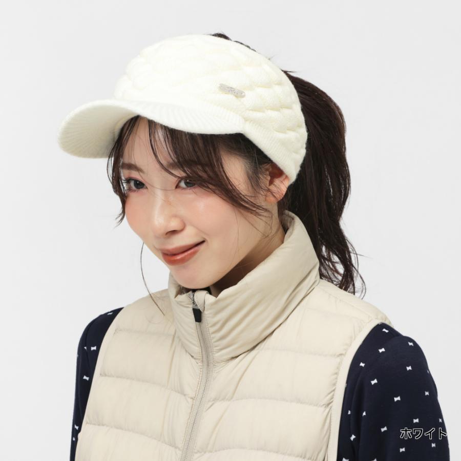 TIGORA（ティゴラ） レディース ゴルフウェア サンバイザー 秋 冬