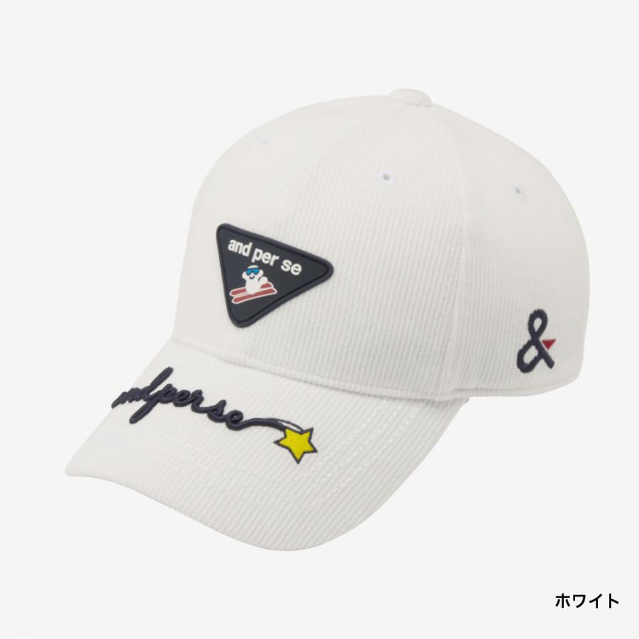 and per se（アンパスィ） レディース ゴルフウェア キャップ 秋 冬