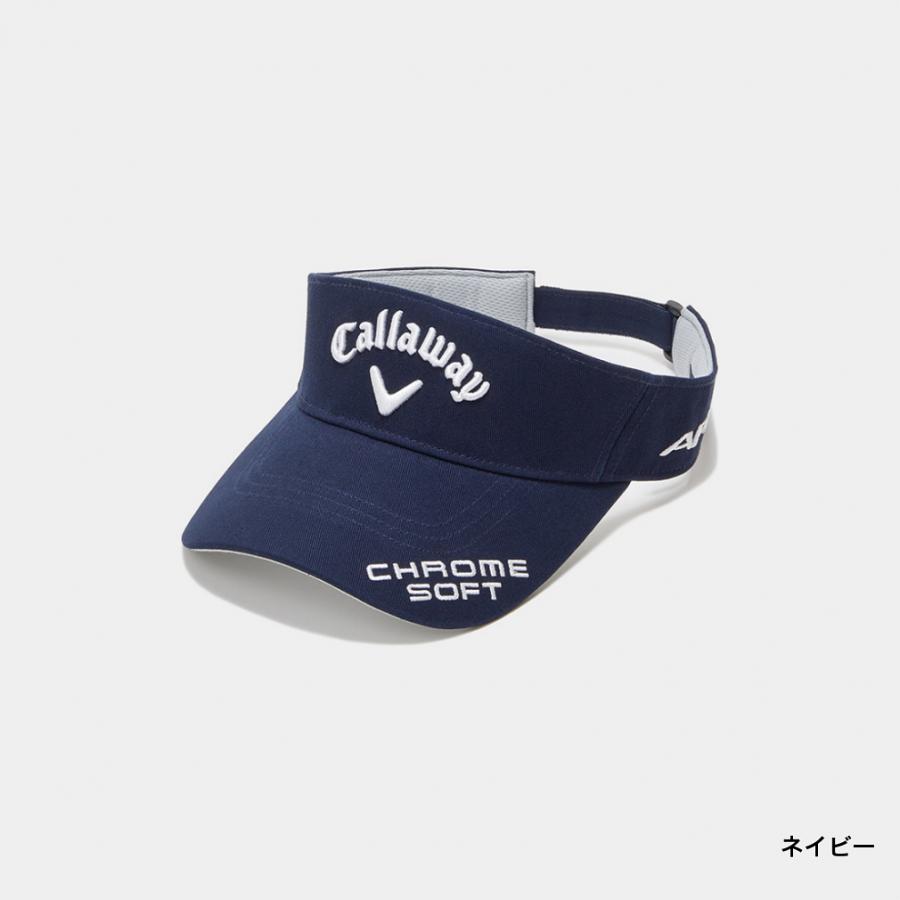 キャロウェイ レディース ゴルフウェア サンバイザー 春 夏 Tour Basic Caps 6217008837 コットンツイル素材 Callaway｜alpen-group｜03