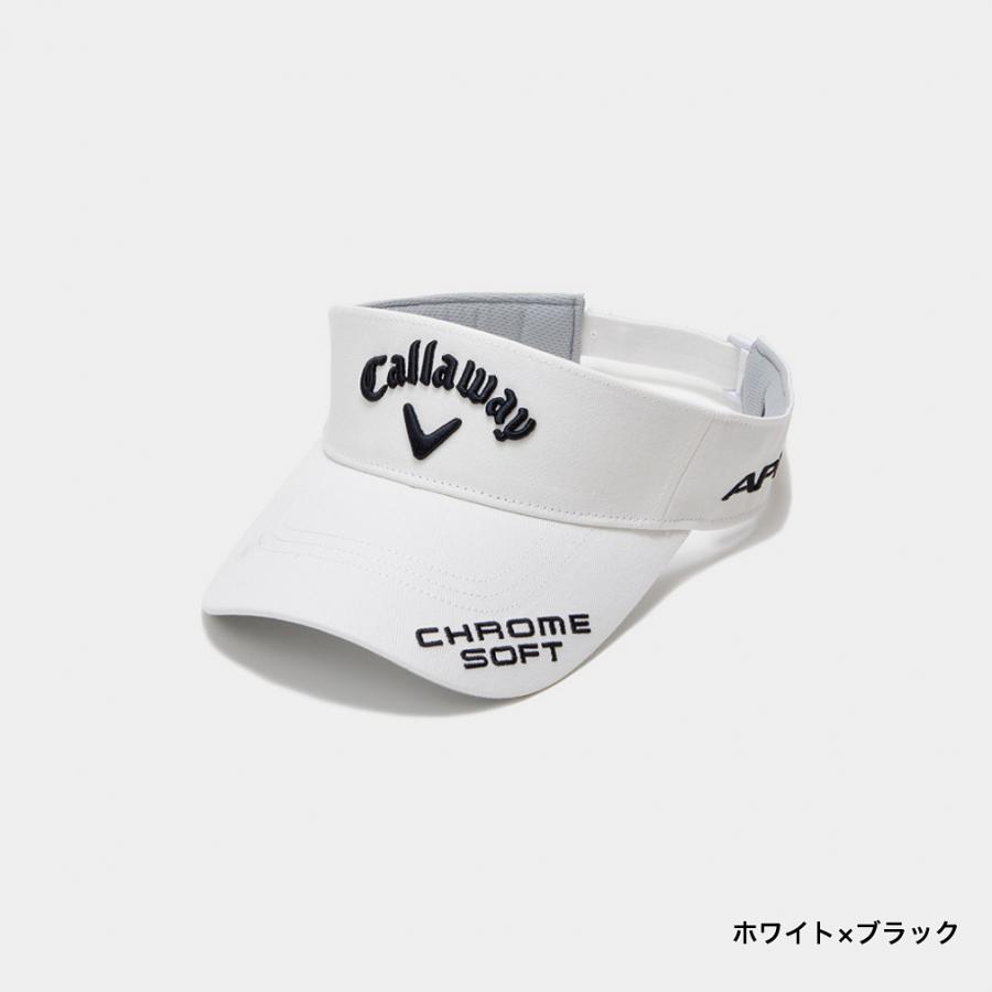 キャロウェイ レディース ゴルフウェア サンバイザー 春 夏 Tour Basic Caps 6217008837 コットンツイル素材 Callaway｜alpen-group｜05