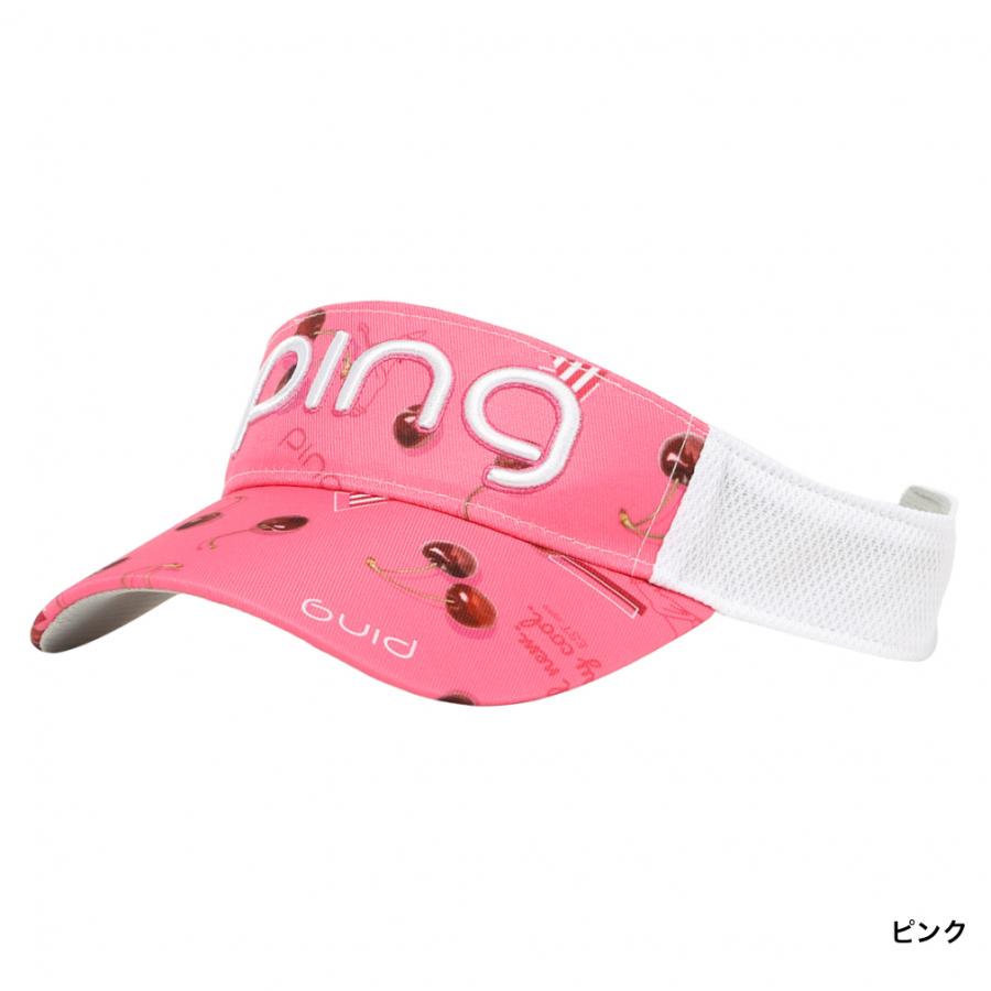 PING（ピン） レディース ゴルフウェア サンバイザー 春 夏 HW-A2308