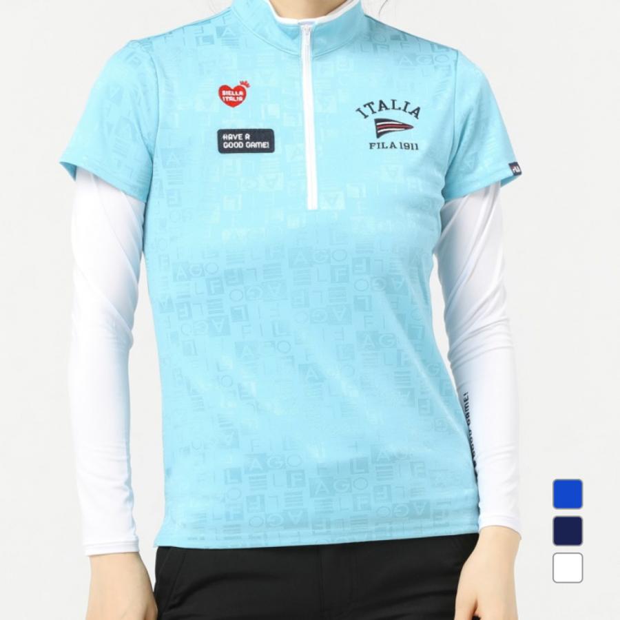FILA &  ゴルフシャツセット FILA（フィラ） ゴルフウェア セットシャツ 春 夏 半袖 シャツ+
