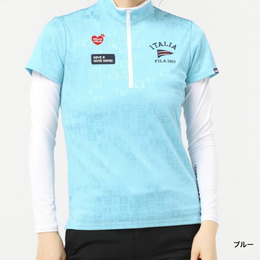 FILA（フィラ） ゴルフウェア セットシャツ 春 夏 半袖 シャツ+