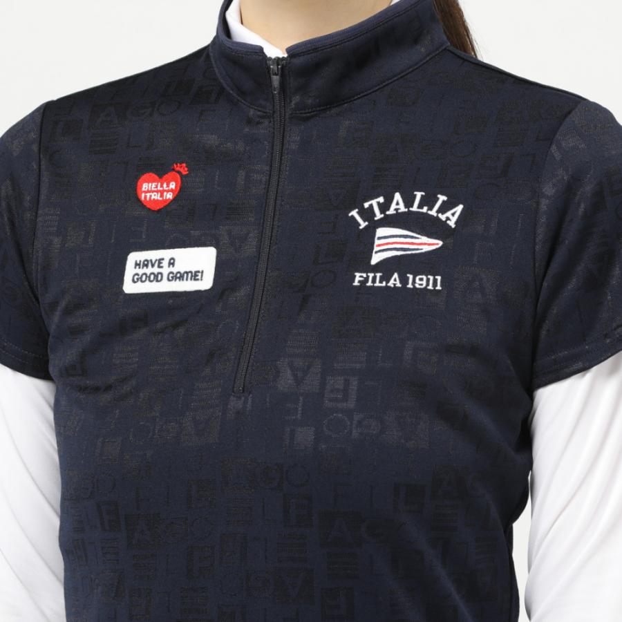 FILA（フィラ） ゴルフウェア セットシャツ 春 夏 半袖 シャツ+