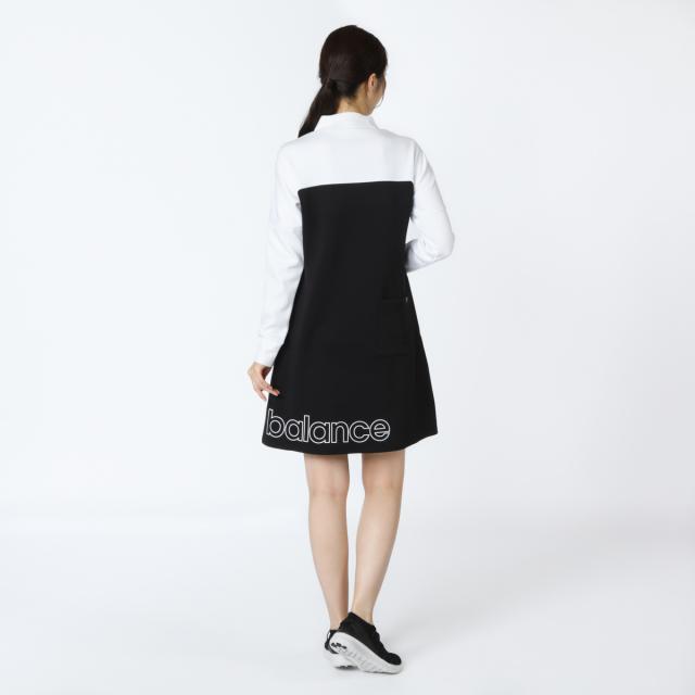 ニューバランス レディース ゴルフウェア 長袖 グリッドスペーサー スウェットワンピース 一枚着で着映えする 総丈スウェットワンピ New Balance アルペン Paypayモール店 通販 Paypayモール