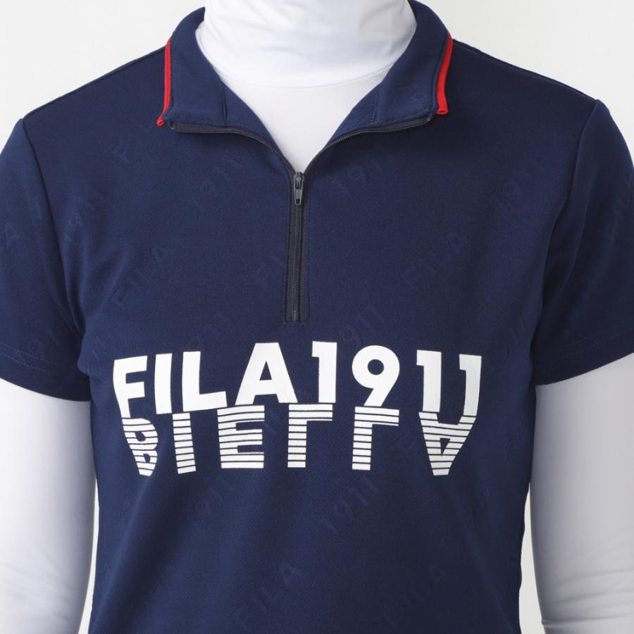 FILA（フィラ） ゴルフウェア セットシャツ 秋 冬 半袖シャツ＋