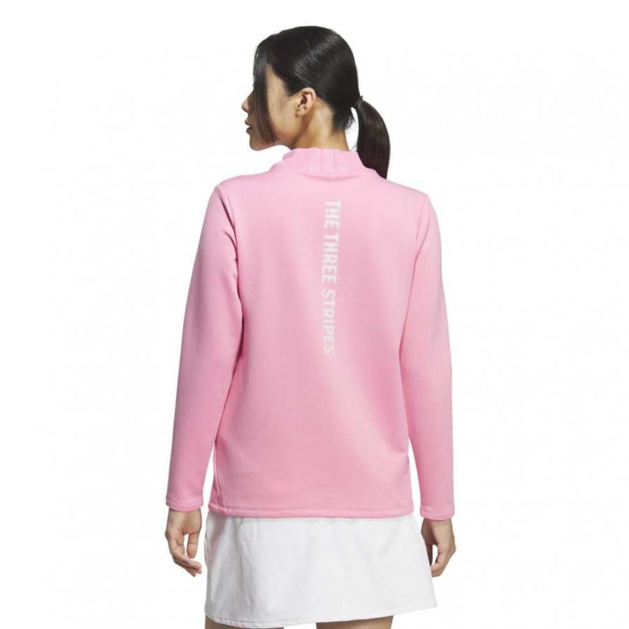 即日発送　アディダス ゴルフ　セットアップ　M 春コーデ　可愛い　ピンク　長袖 adidas（アディダス） レディース ゴルフウェア 長袖シャツ 秋 冬 COLD