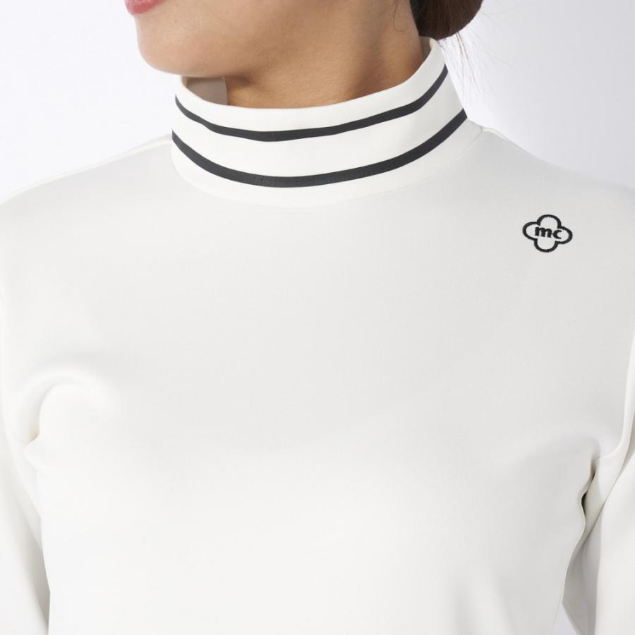 ラッセルノ ゴルフ BY THE WAY カラーライン シャツ ホワイト M 4 □ オークリー(OAKLEY) ゴルフウェア 長袖シャツ SKULL IDEALLY HYBRID