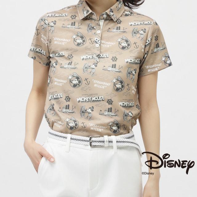 Disney（ディズニー） レディース ゴルフウェア 半袖シャツ 春 夏