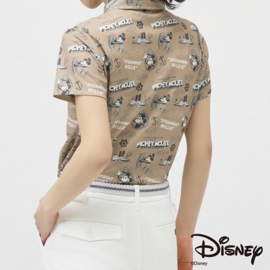 Disney（ディズニー） レディース ゴルフウェア 半袖シャツ 春 夏