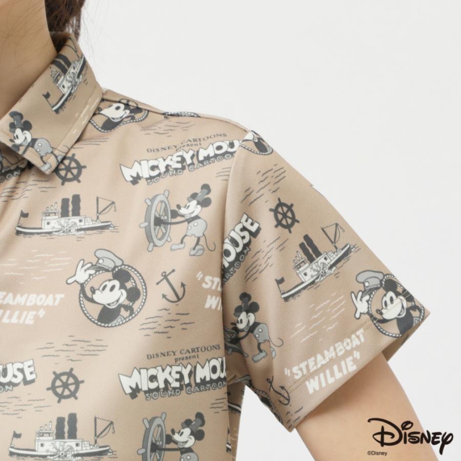 Disney ディズニー レディース ゴルフウェア 半袖シャツ 春 夏 iCOOL