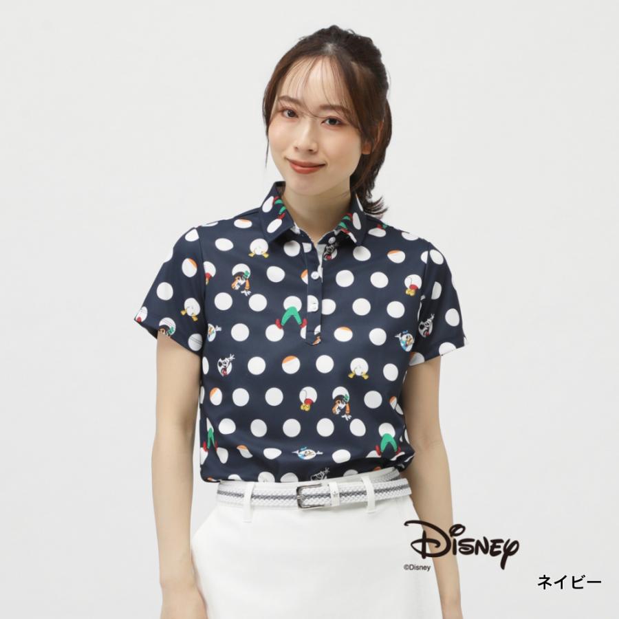 Disney（ディズニー） レディース ゴルフウェア 半袖シャツ 春 夏
