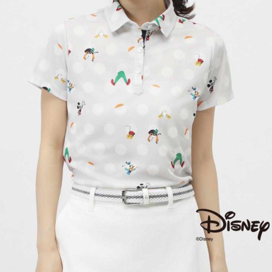 Disney（ディズニー） レディース ゴルフウェア 半袖シャツ 春 夏