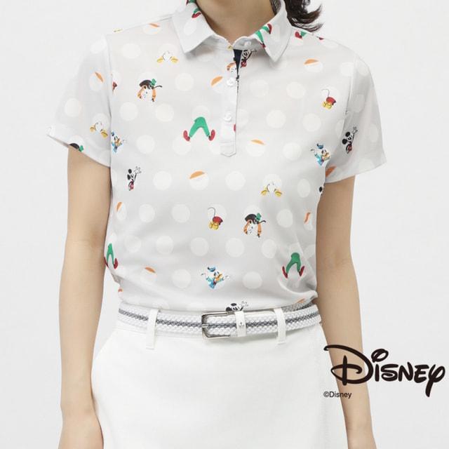Disney（ディズニー） レディース ゴルフウェア 半袖シャツ 春 夏