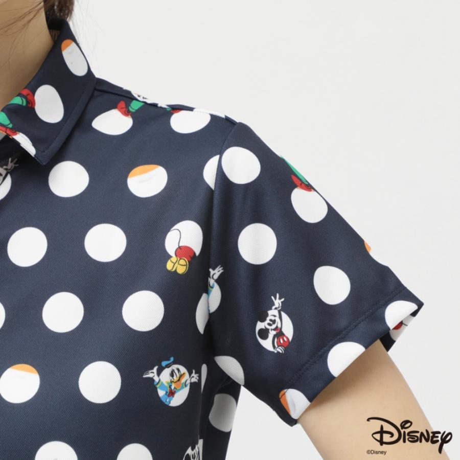 Disney ディズニー レディース ゴルフウェア 半袖シャツ 春 夏 iCOOL
