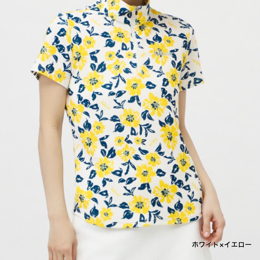 【美品】レオナール（XL）トップス/長袖/シャツ/花柄/ゴルフウェア/レオパード LEONARD レオナール長袖ブラウス シルク100% 豹柄 レオパード マルチ