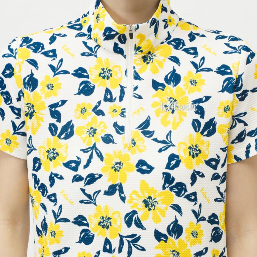 Kolwin（コルウィン） レディース ゴルフウェア 半袖シャツ 春 夏 花柄