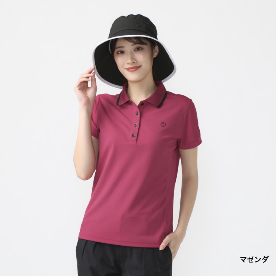 TIGORA ティゴラ レディース ゴルフウェア 半袖シャツ 春 夏 秒