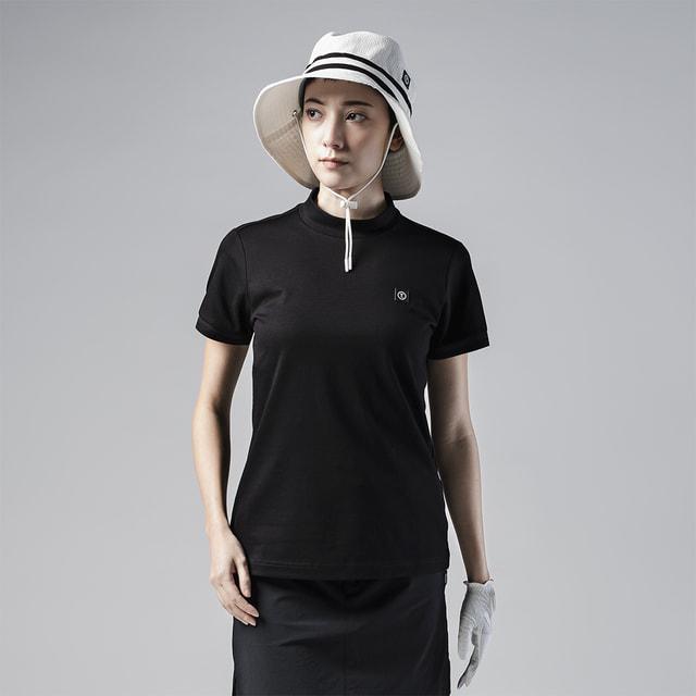 アルチビオ　レディース ゴルフウェア　半袖モックネックTシャツ36 TIGORA（ティゴラ） レディース ゴルフウェア 半袖シャツ 春 夏 T.超長