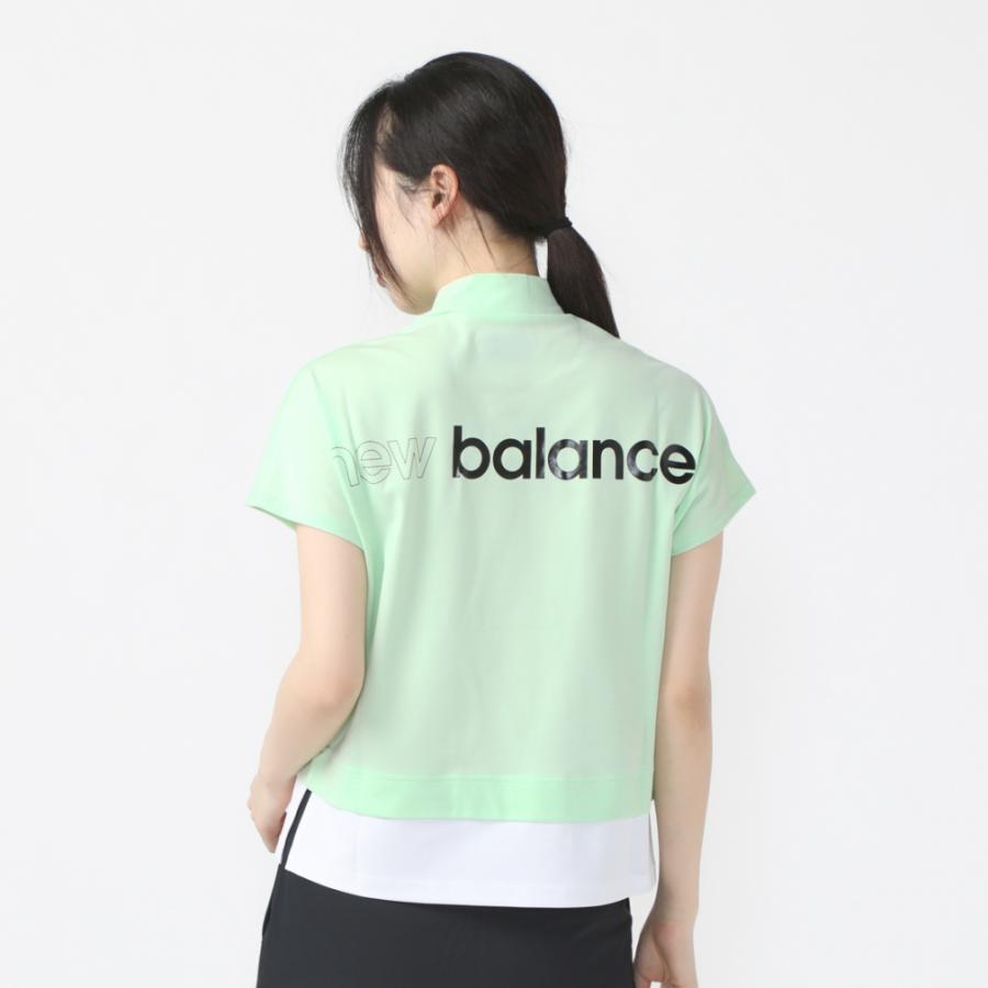 ニューバランス レディース ゴルフウェア 半袖シャツ 春 夏 FRENCH SLEEVE MOCK NECK PO 0124166502 New Balance｜alpen-group｜08