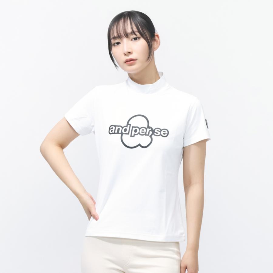 and per se（アンパスィ） レディース ゴルフウェア 半袖シャツ 春 夏