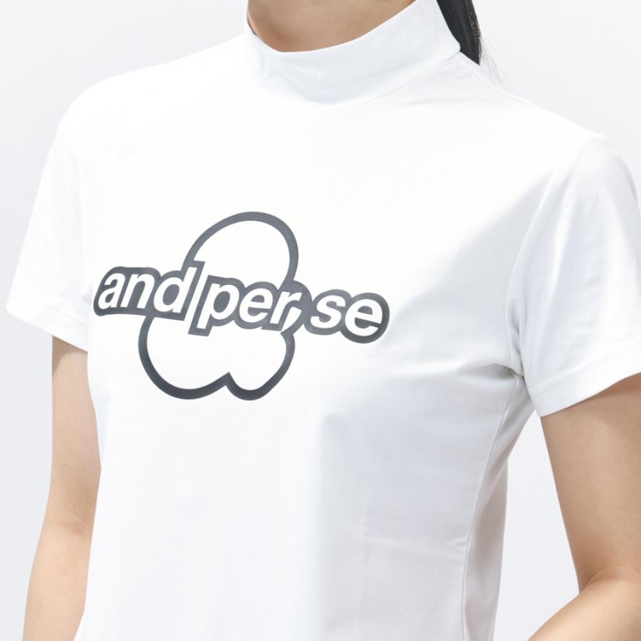 and per se（アンパスィ） レディース ゴルフウェア 半袖シャツ 春 夏