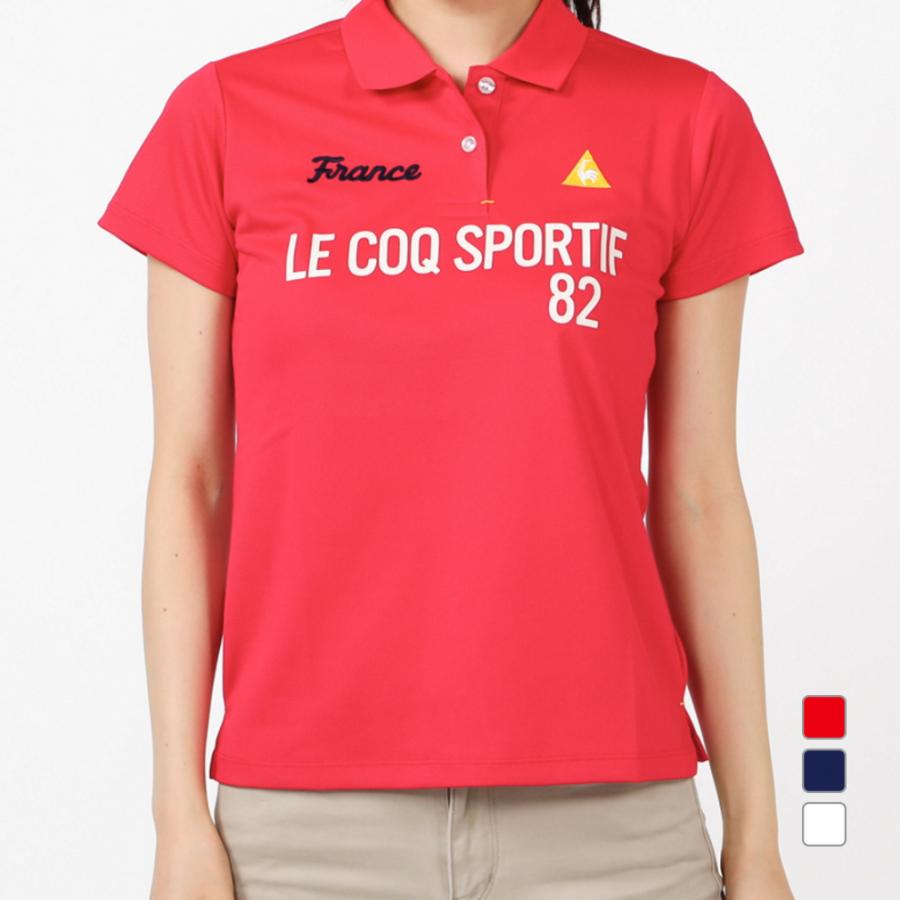 ルコックゴルフ 超目玉 レディース ゴルフウェア 半袖シャツ GOLF オンライン限定商品 le coq QGWRJA03