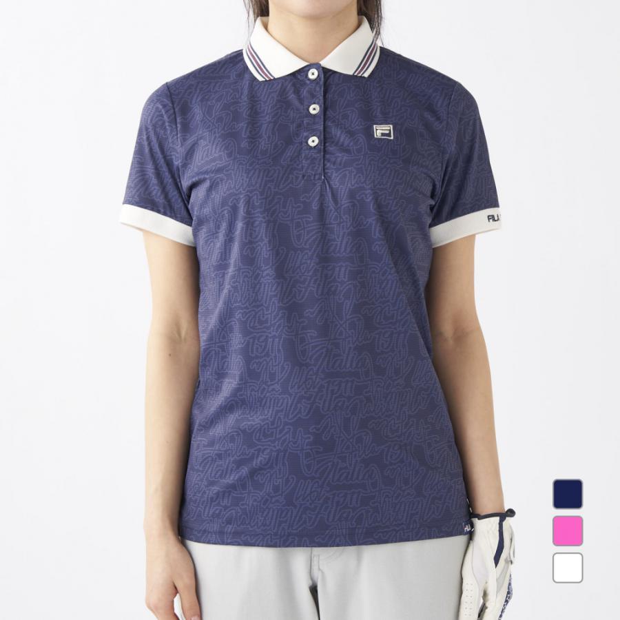 FILA（フィラ） レディース ゴルフウェア 半袖シャツ 春 夏 半袖シャツ